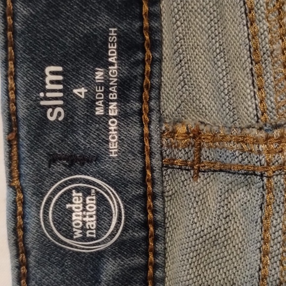 Boys Jeans Size: 4 Slim Jeans By Wonder Nation - Picture 3 of 12